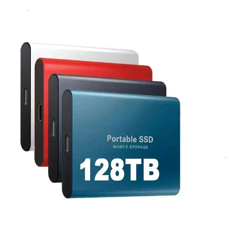 SSD External Portable Drive Ultra Fast with Compact Housing for Laptop and Desktop