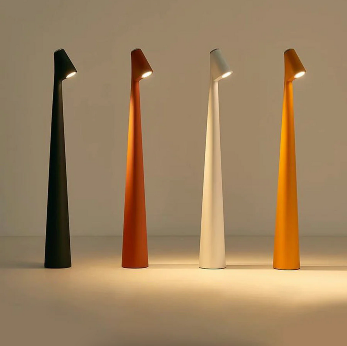 Table Lamp Cordless LED Reading Light in Nordic Minimalist Design for Bedside