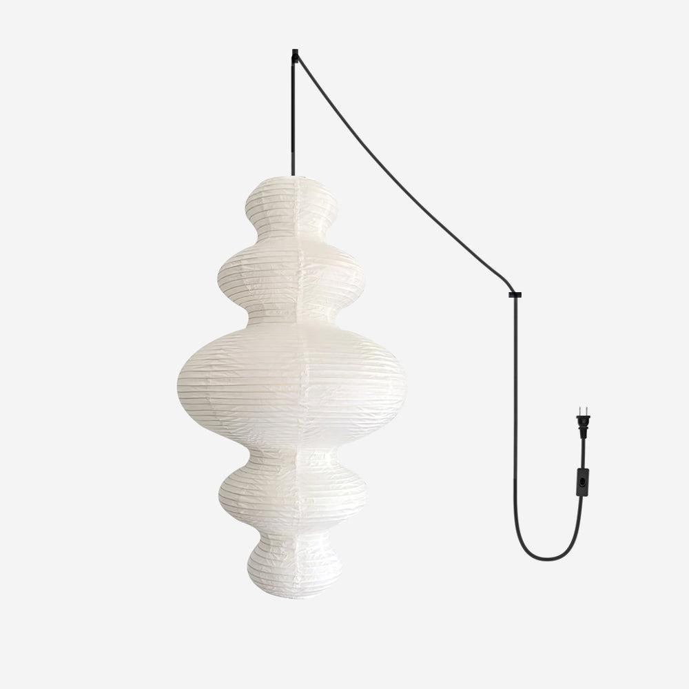 Pendant Light Rice Paper Shade 47 cm Wide for Kitchen Dining and Living Room