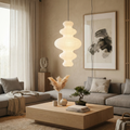 Pendant Light Rice Paper Shade 47 cm Wide for Kitchen Dining and Living Room