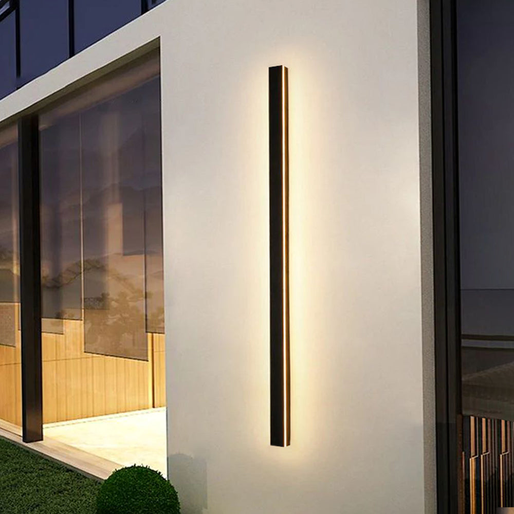 Wall Light Outdoor LED Lamp with Slim Linear Bar Design for Garden and Patio