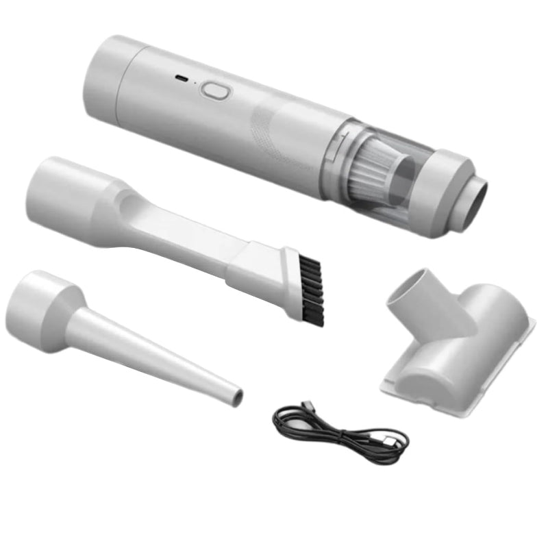 Cordless Vacuum Car Handheld Cleaner with Slim Body and Multiple Nozzle Attachments