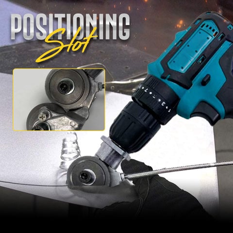Electric Drill Metal Cutter Attachment Nibbler for Steel and Aluminium Panels