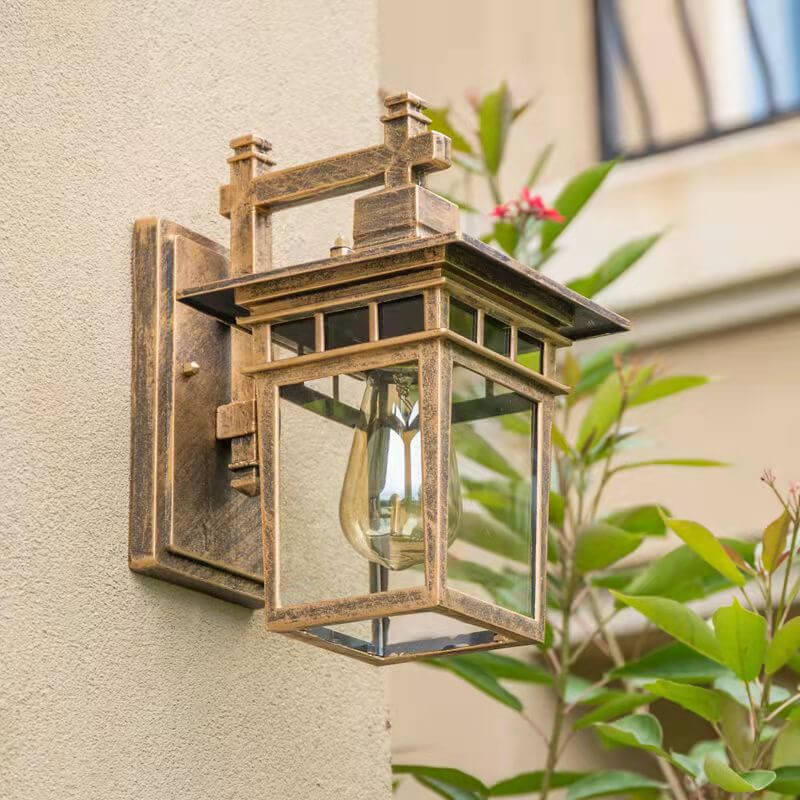 Wall Light Outdoor Lantern Waterproof Lamp for Porch Garden and Entrance