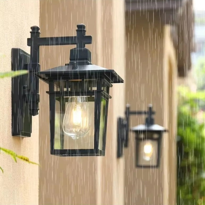 Wall Light Outdoor Lantern Waterproof Lamp for Porch Garden and Entrance
