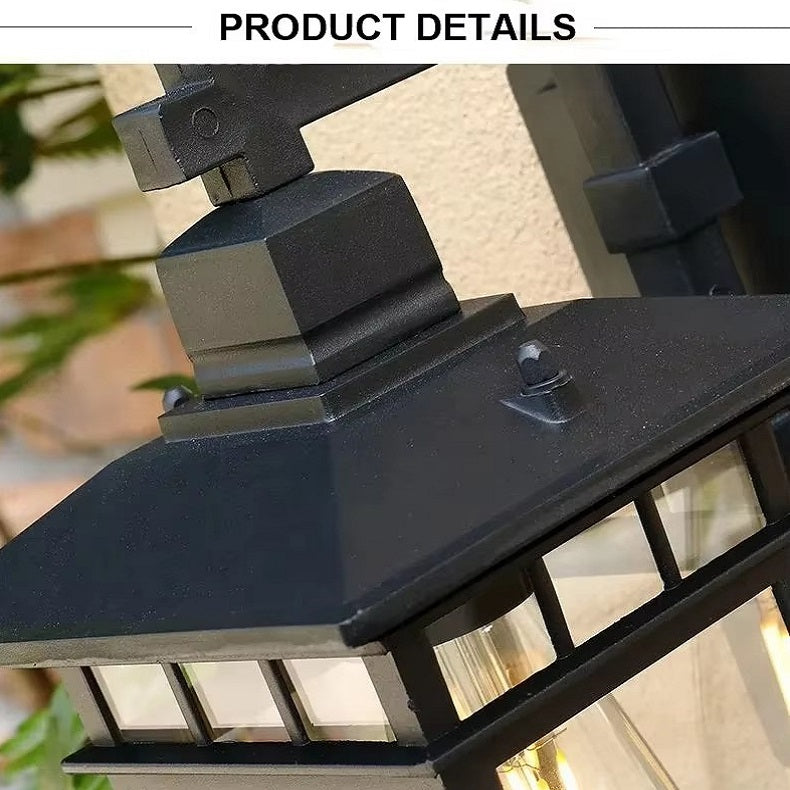 Wall Light Outdoor Lantern Waterproof Lamp for Porch Garden and Entrance