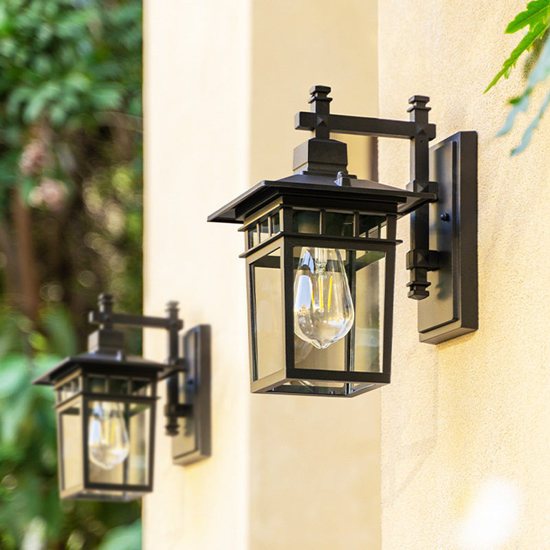 Wall Light Outdoor Lantern Waterproof Lamp for Porch Garden and Entrance