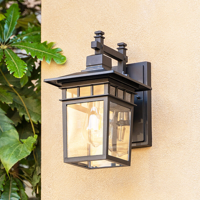 Wall Light Outdoor Lantern Waterproof Lamp for Porch Garden and Entrance