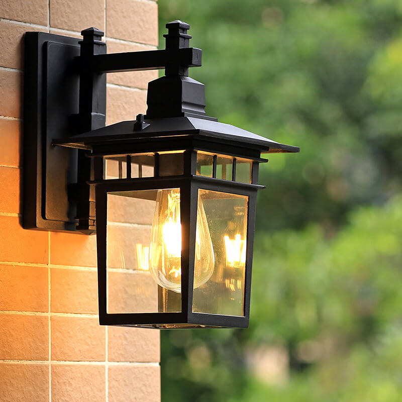 Wall Light Outdoor Lantern Waterproof Lamp for Porch Garden and Entrance