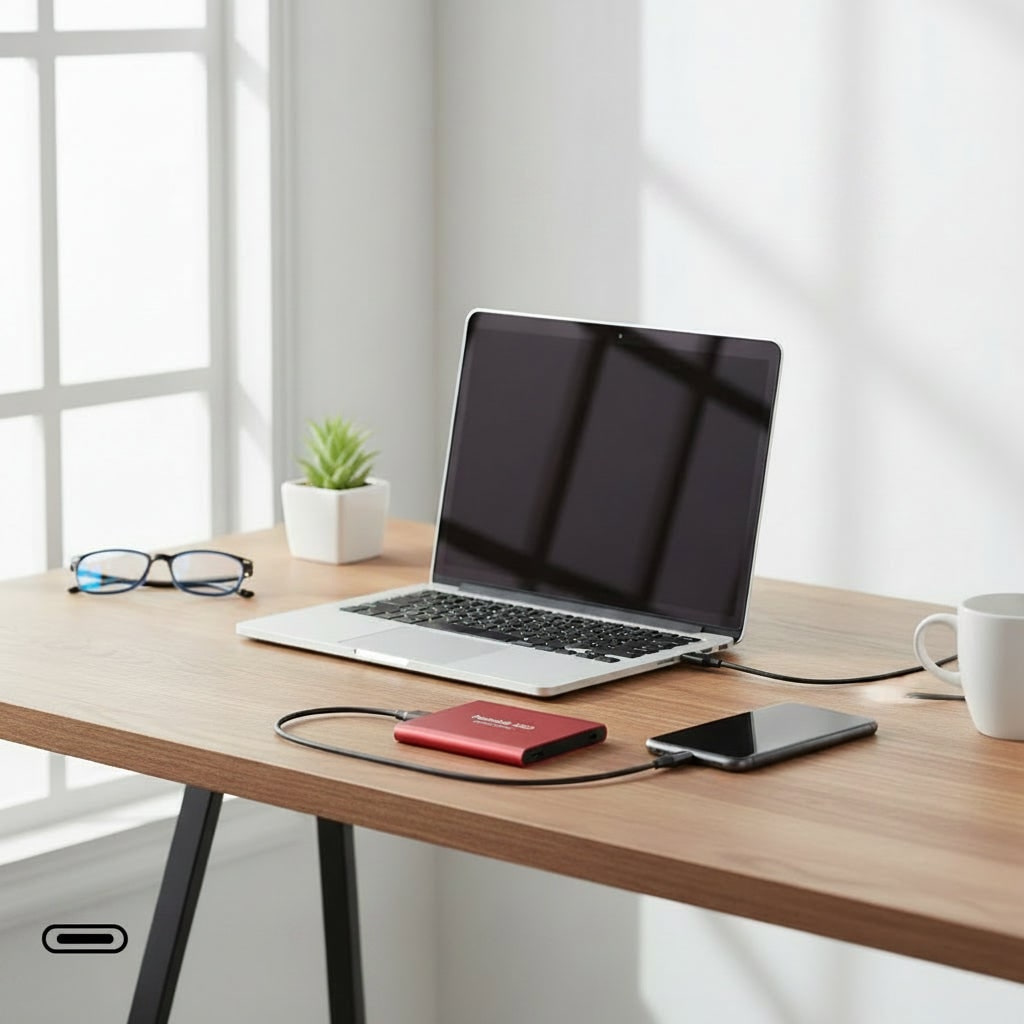 Solid State Drive Portable External SSD with USB Mobile Storage for Laptop and Desktop