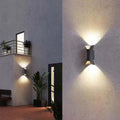 Wall Light Curved Outdoor LED Lamp Mounted Design for Garden and Corridor
