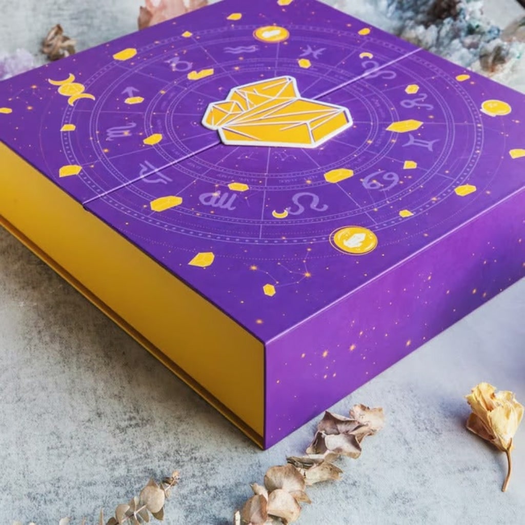 Halloween Advent Calendar 31 Day Countdown with Crystal Inspired Daily Surprise Reveals