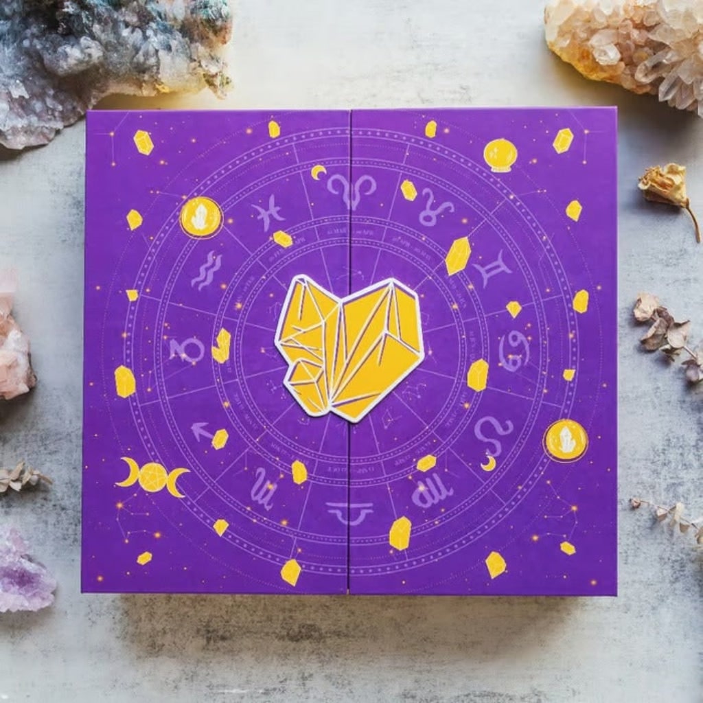 Halloween Advent Calendar 31 Day Countdown with Crystal Inspired Daily Surprise Reveals