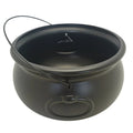 Halloween Decorations Hanging Cauldron 32cm Black Candy Bucket for Trick or Treat Displays