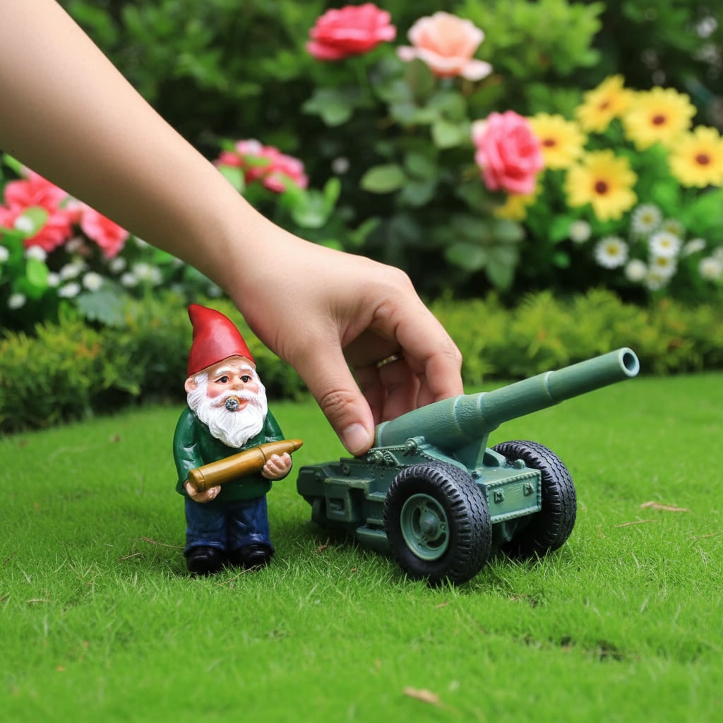Halloween Decorations Outdoor Garden Gnome Figurine Weatherproof Accent for Patios and Beds