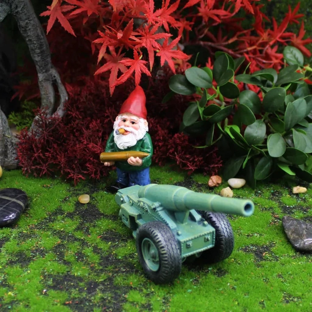 Halloween Decorations Outdoor Garden Gnome Figurine Weatherproof Accent for Patios and Beds