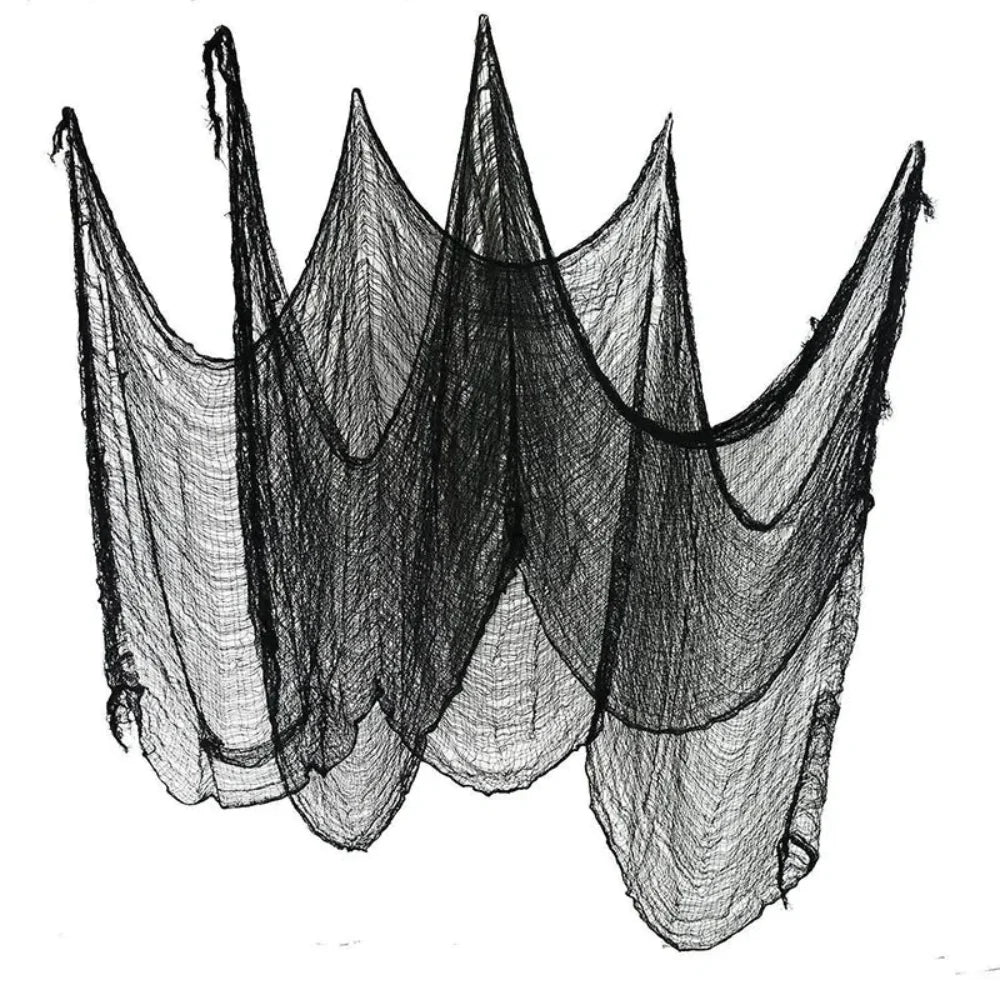 Halloween Decorations Spider Web Stretch Netting Creepy Cloth 76cm x 183cm for Doors