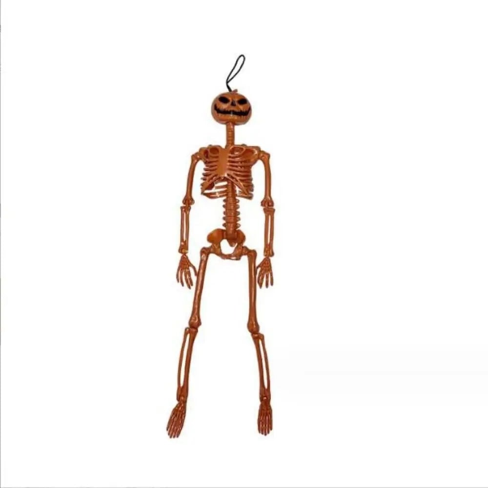 Halloween Decorations Outdoor Posable Skeleton Figurine with Movable Joints for Gardens