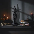 Halloween Decorations Witch Figurine Statue for Shelves Windowsills and Entryways