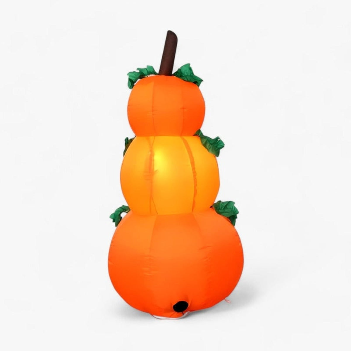 Halloween Decorations Outdoor Inflatable Three Tier Pumpkin Stack with Built In LED Lighting