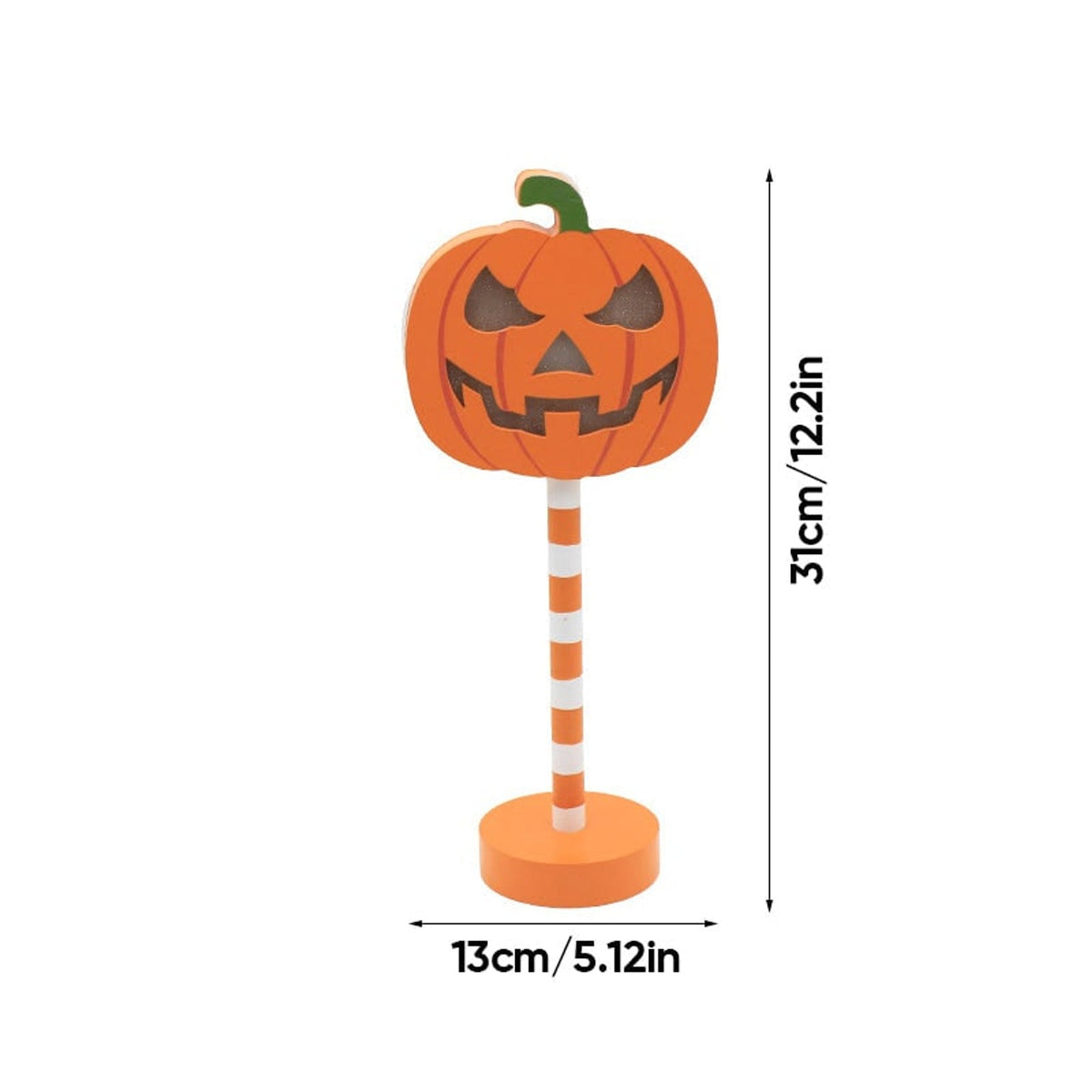 Halloween Party Decorations LED Tabletop Light with Standing Base for Indoor Shelf Display