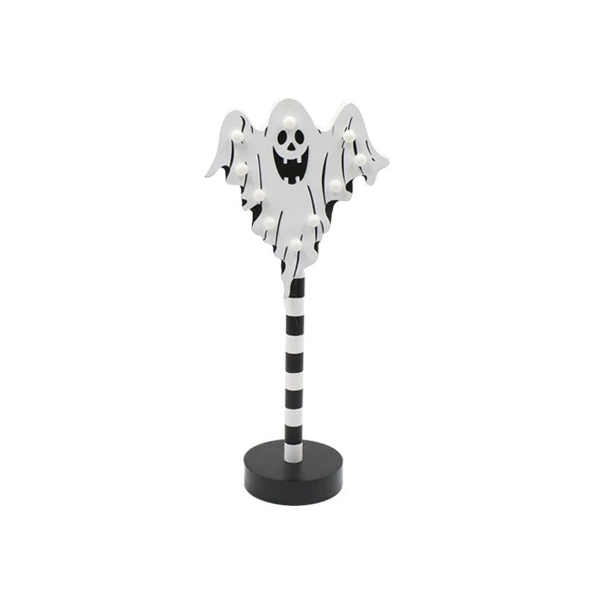 Halloween Party Decorations LED Tabletop Light with Standing Base for Indoor Shelf Display