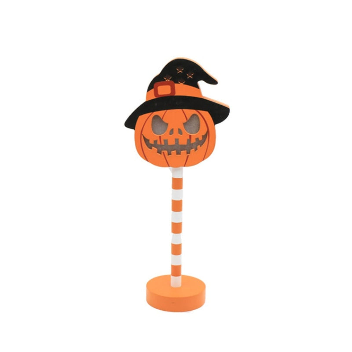 Halloween Party Decorations LED Tabletop Light with Standing Base for Indoor Shelf Display