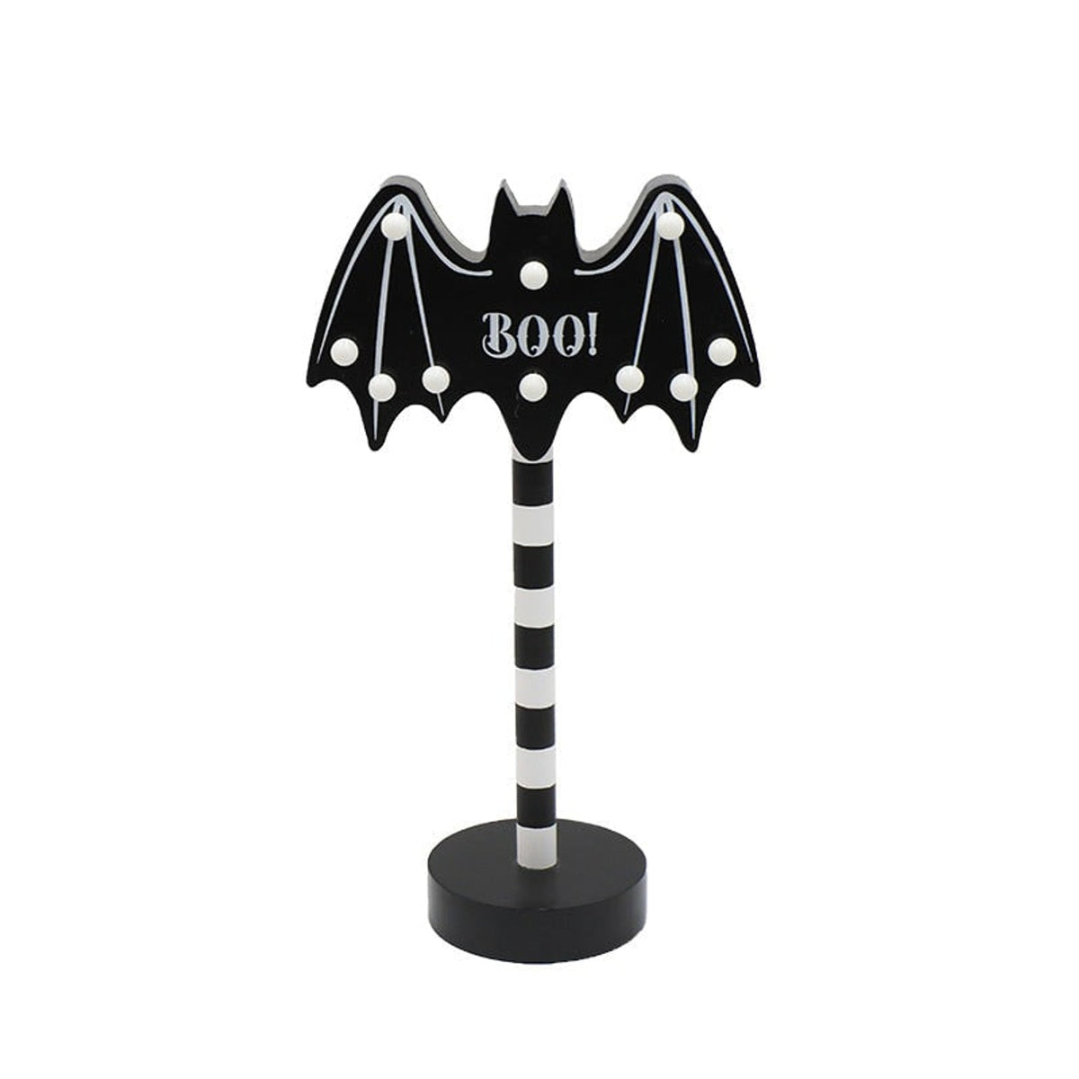 Halloween Party Decorations LED Tabletop Light with Standing Base for Indoor Shelf Display