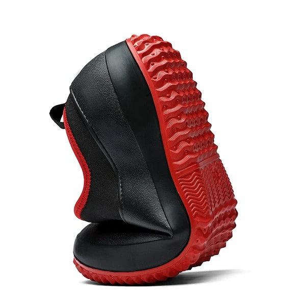 Waterproof Boots Slip On Work Shoes with Grip Sole for All Day Wear