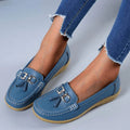 Orthopedic Loafers for Women in Breathable Leather with Ergonomic Insoles