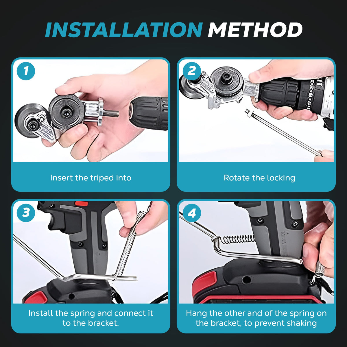 Electric Drill Metal Cutter Attachment Nibbler for Steel and Aluminium Panels