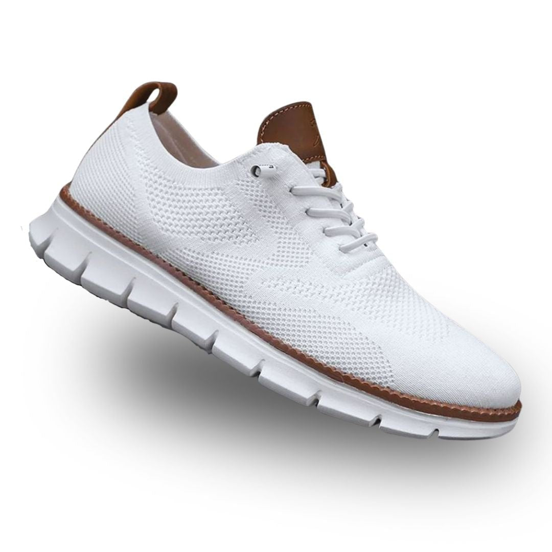 Sports Orthopedic Walking Shoes Leather for Men with Arch Support and Steady Grip