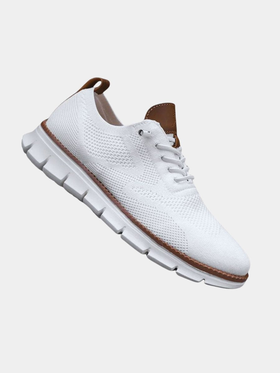 Sports Orthopedic Walking Shoes Leather for Men with Arch Support and Steady Grip