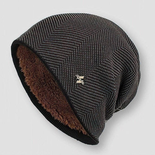 Beanie Hat Slouchy Soft Lined Winter Hat for Men with Relaxed Everyday Fit