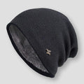 Beanie Hat Slouchy Soft Lined Winter Hat for Men with Relaxed Everyday Fit