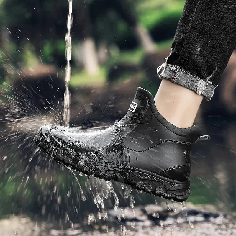Waterproof Boots Insulated Terrain Style for Men with Rugged Grip Sole