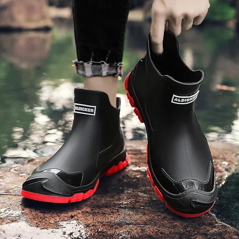 Waterproof Boots Insulated Terrain Style for Men with Rugged Grip Sole