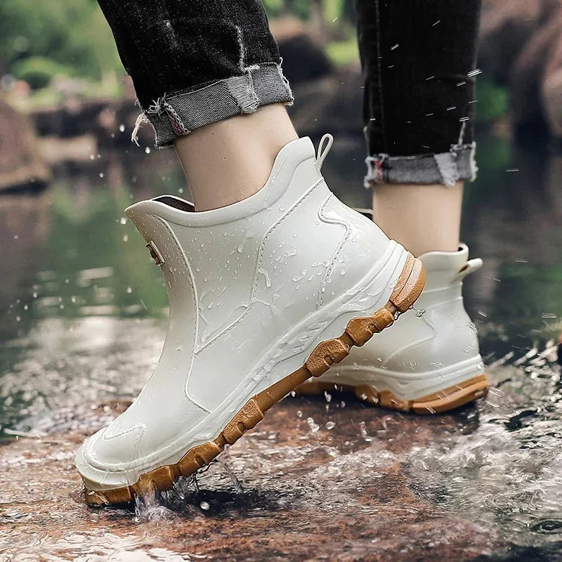 Waterproof Boots Insulated Terrain Style for Men with Rugged Grip Sole