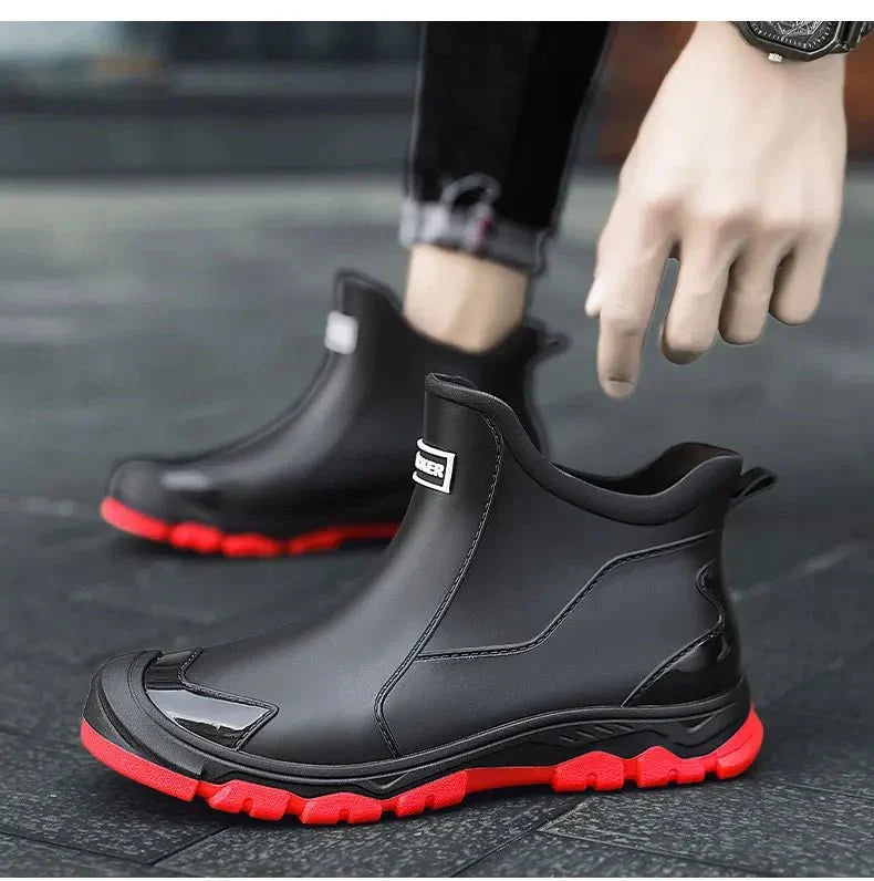 Waterproof Boots Insulated Terrain Style for Men with Rugged Grip Sole