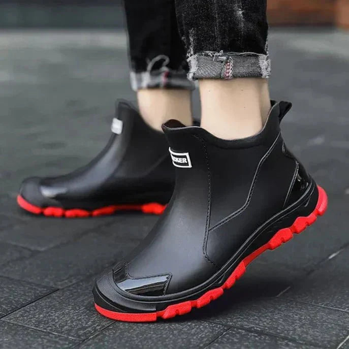 Waterproof Boots Insulated Terrain Style for Men with Rugged Grip Sole