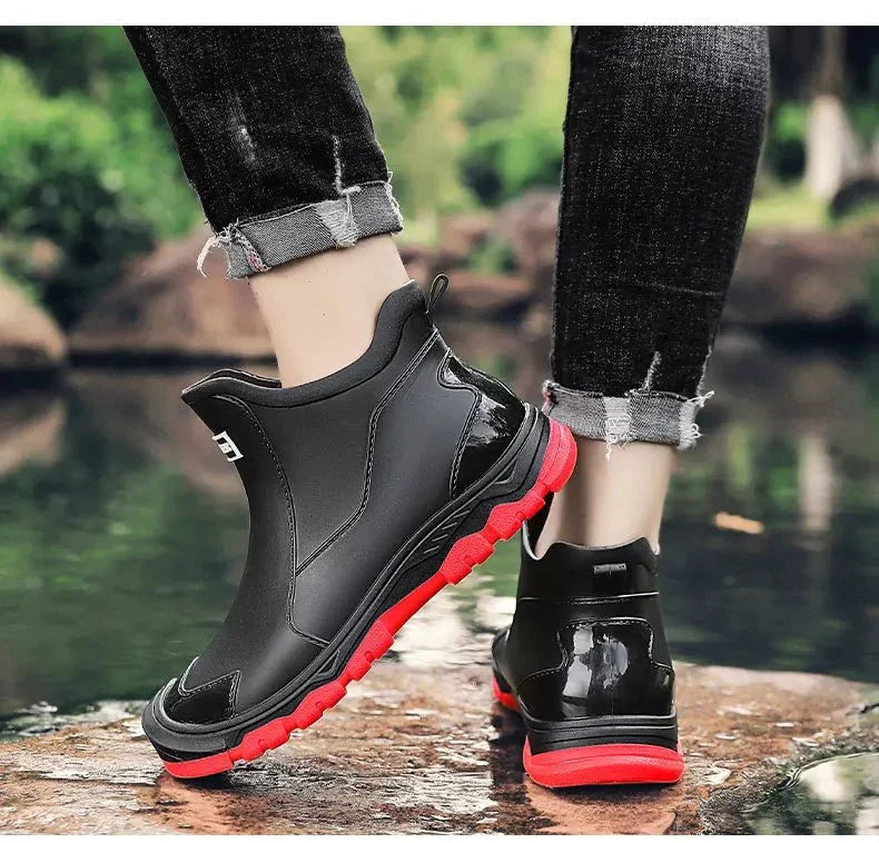 Waterproof Boots Insulated Terrain Style for Men with Rugged Grip Sole