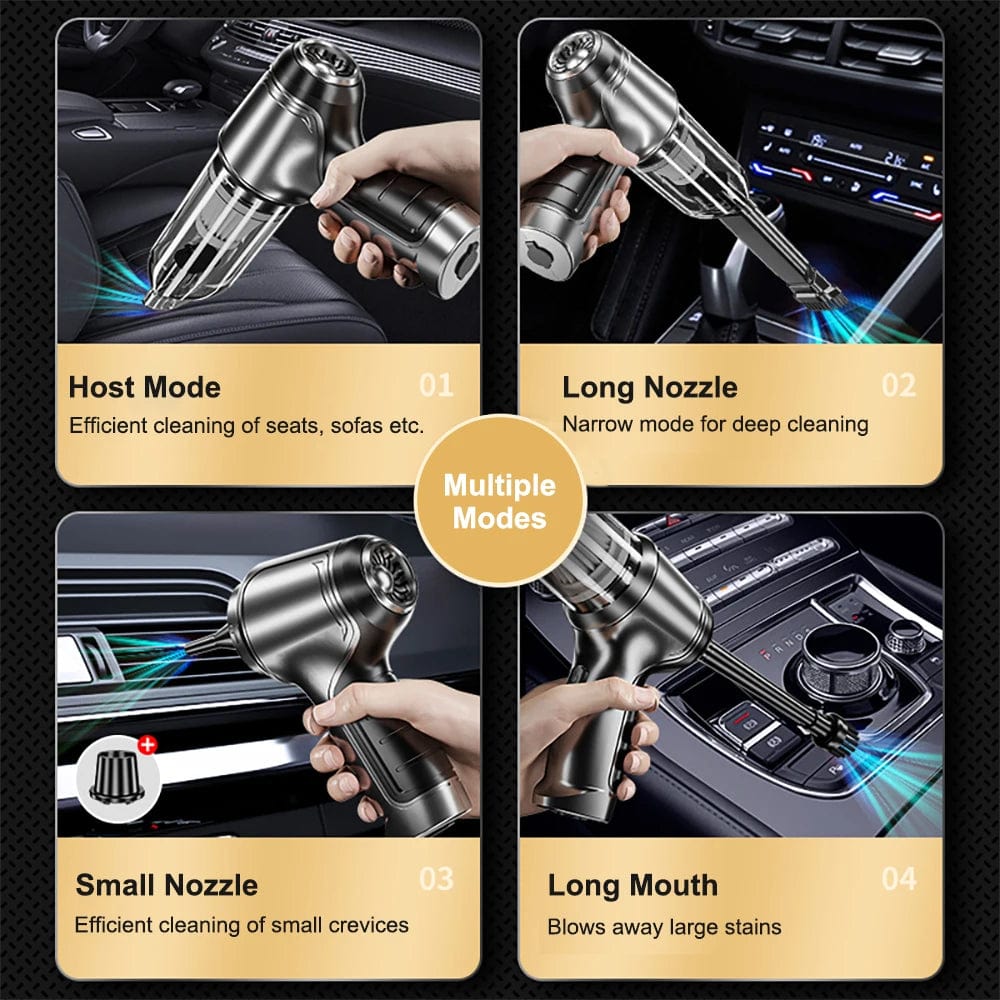 Handheld Vacuum Car Cleaner Powerful Compact Cordless Tool for Auto Interior