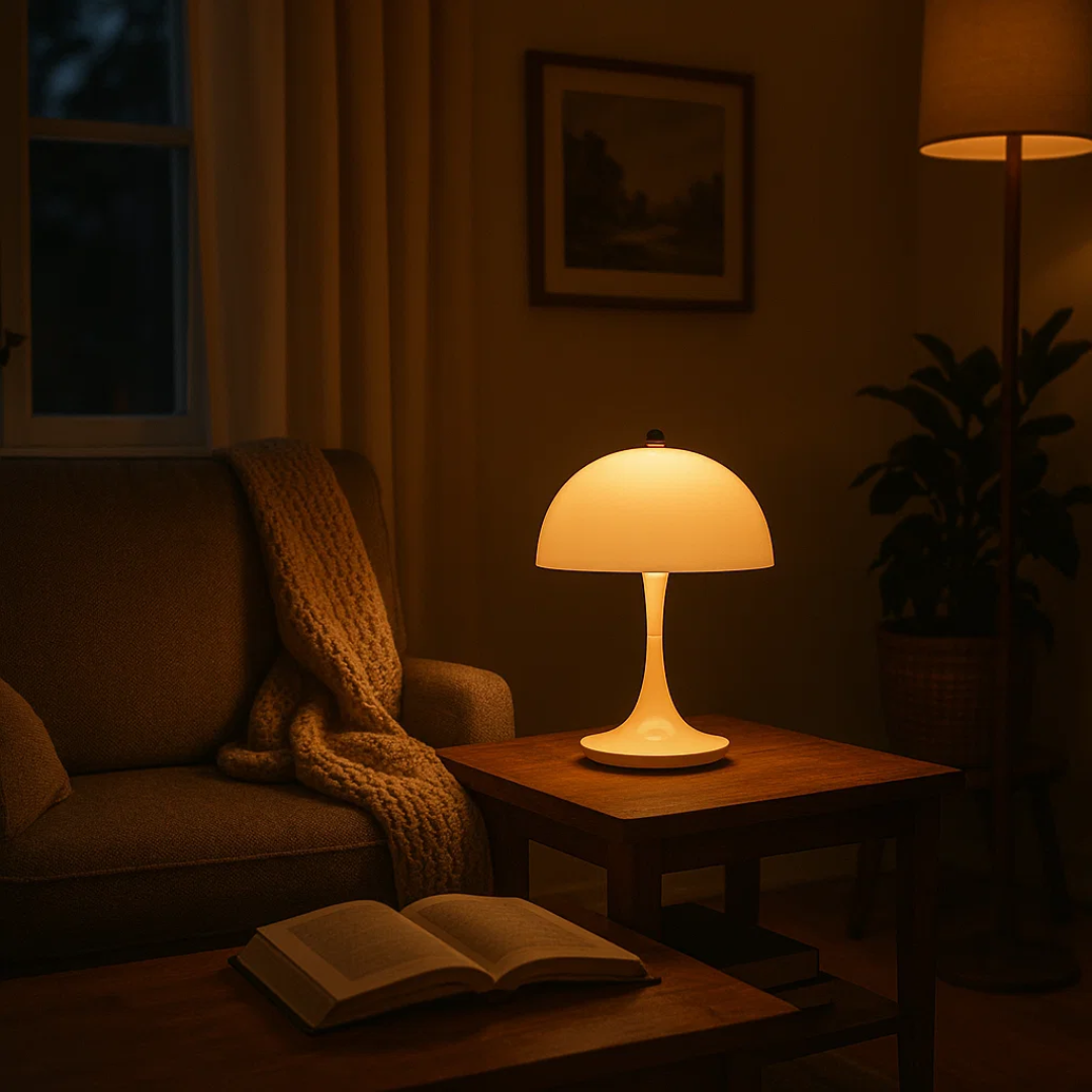 Table Lamp Modern Cordless Rechargeable Mood Light for Bedside and Dining Room