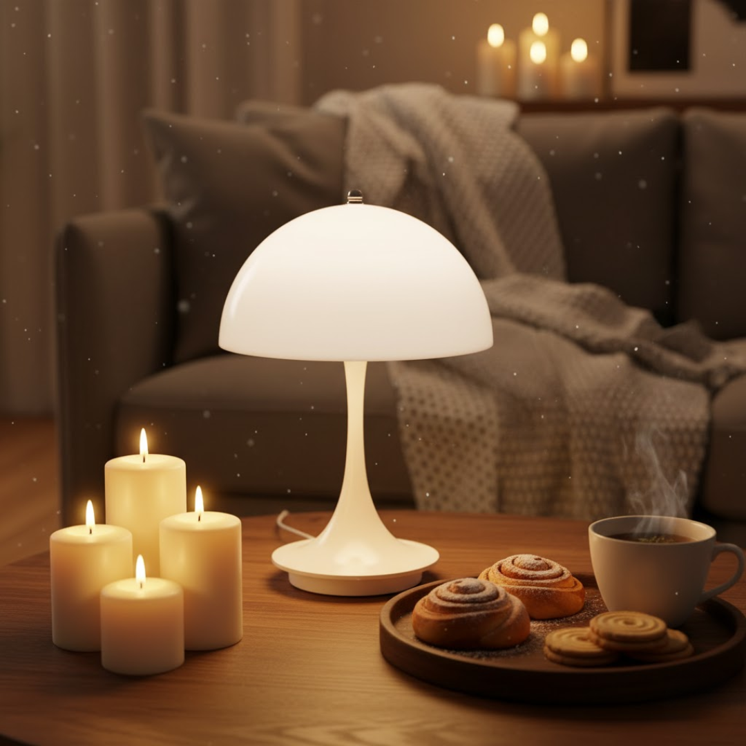 Table Lamp Modern Cordless Rechargeable Mood Light for Bedside and Dining Room