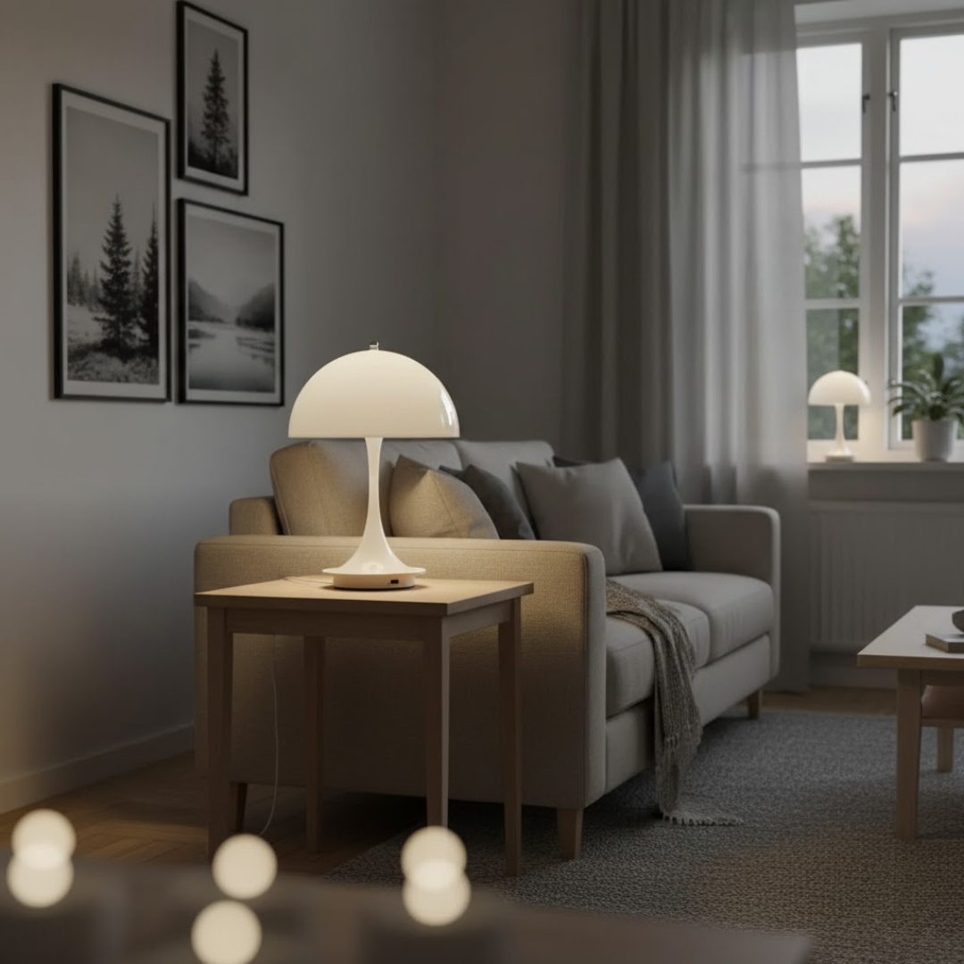 Table Lamp Modern Cordless Rechargeable Mood Light for Bedside and Dining Room