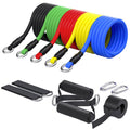 Resistance Bands Set 11 Piece Fitness Kit with Handles Anchor and Ankle Straps