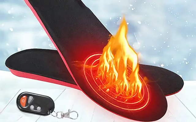 Heated Apparel Rechargeable Shoe Insoles with Remote Control Foot Warmers