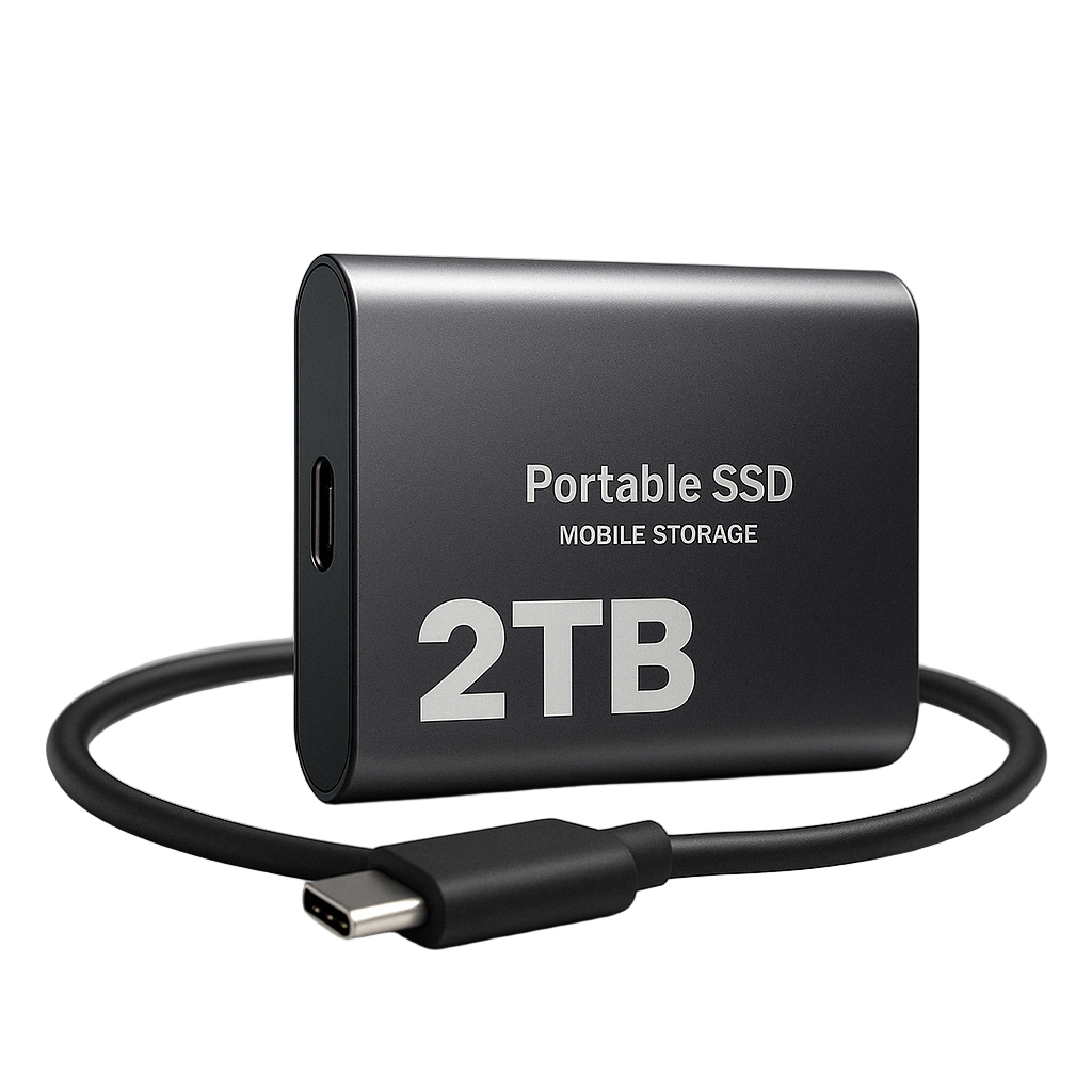 SSD Drive Portable High Speed Compact External Storage for Laptop and USB Transfer