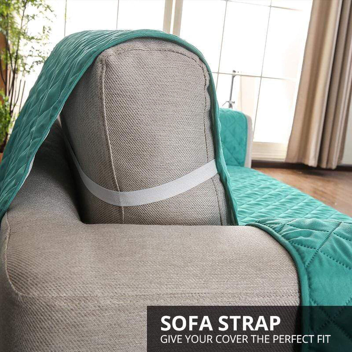 Sofa Couch Cover Slipcover Quilted Pet Protector for Single Double and Triple Seats