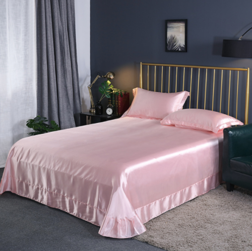 Pillow Silk Case Satin Pillowcase Set Cool and Breathable for Hair and Skin Care